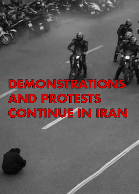 Demonstrations and protests continue in Iran