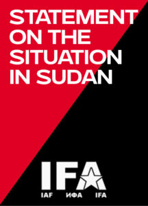 IFA statement on the situation in Sudan